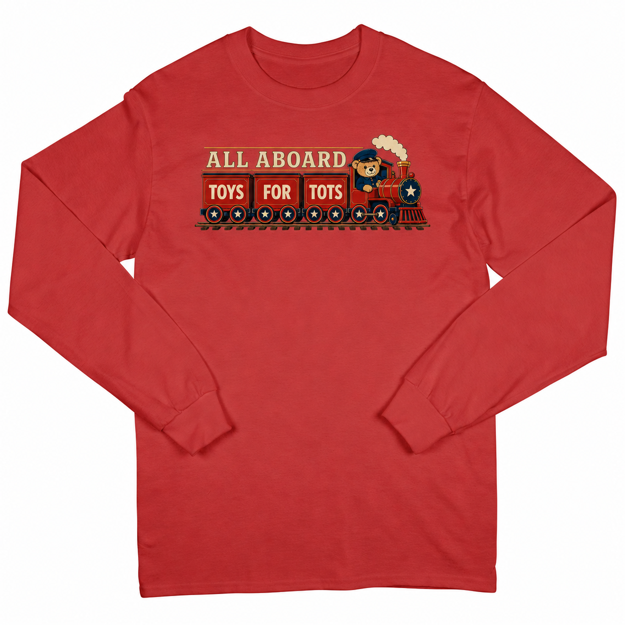 TFT ALL ABOARD LONG SLEEVE - Red