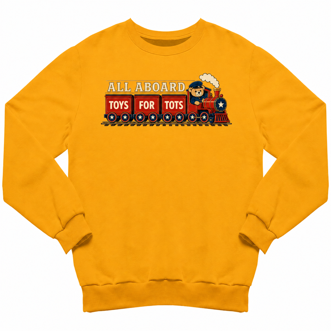 TFT ALL ABOARD SWEATSHIRT - Gold