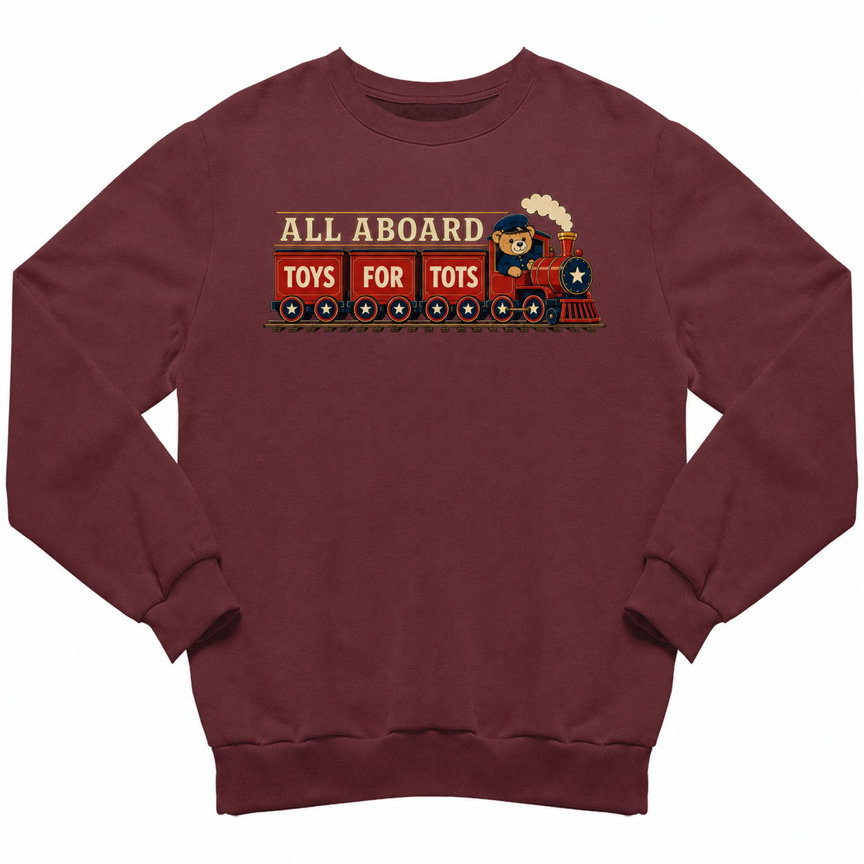 TFT ALL ABOARD SWEATSHIRT - Maroon
