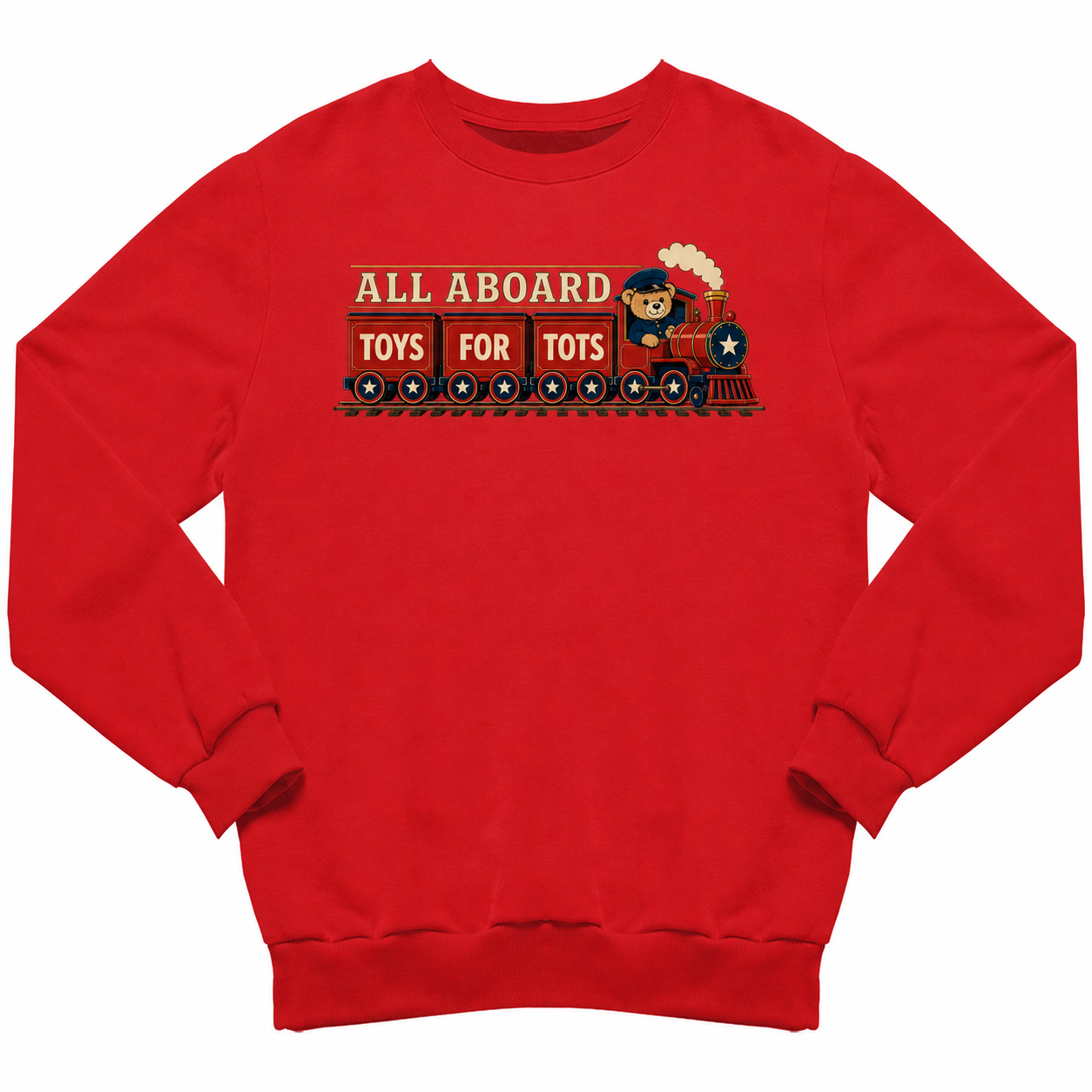 TFT ALL ABOARD SWEATSHIRT - Red