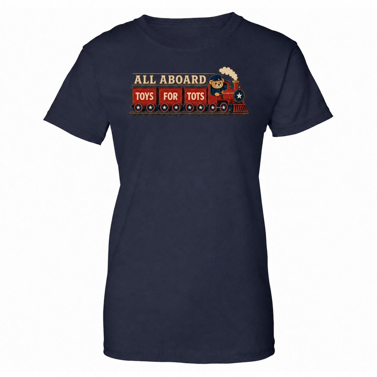 TFT ALL ABOARD WOMEN'S T-SHIRT - Navy