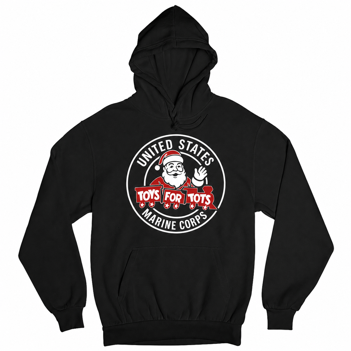 TFT CIRCLE SANTA HOODIE - Black