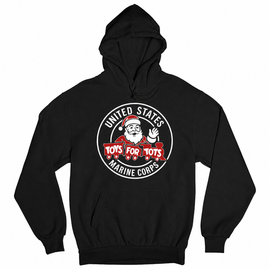 TFT CIRCLE SANTA HOODIE - Black