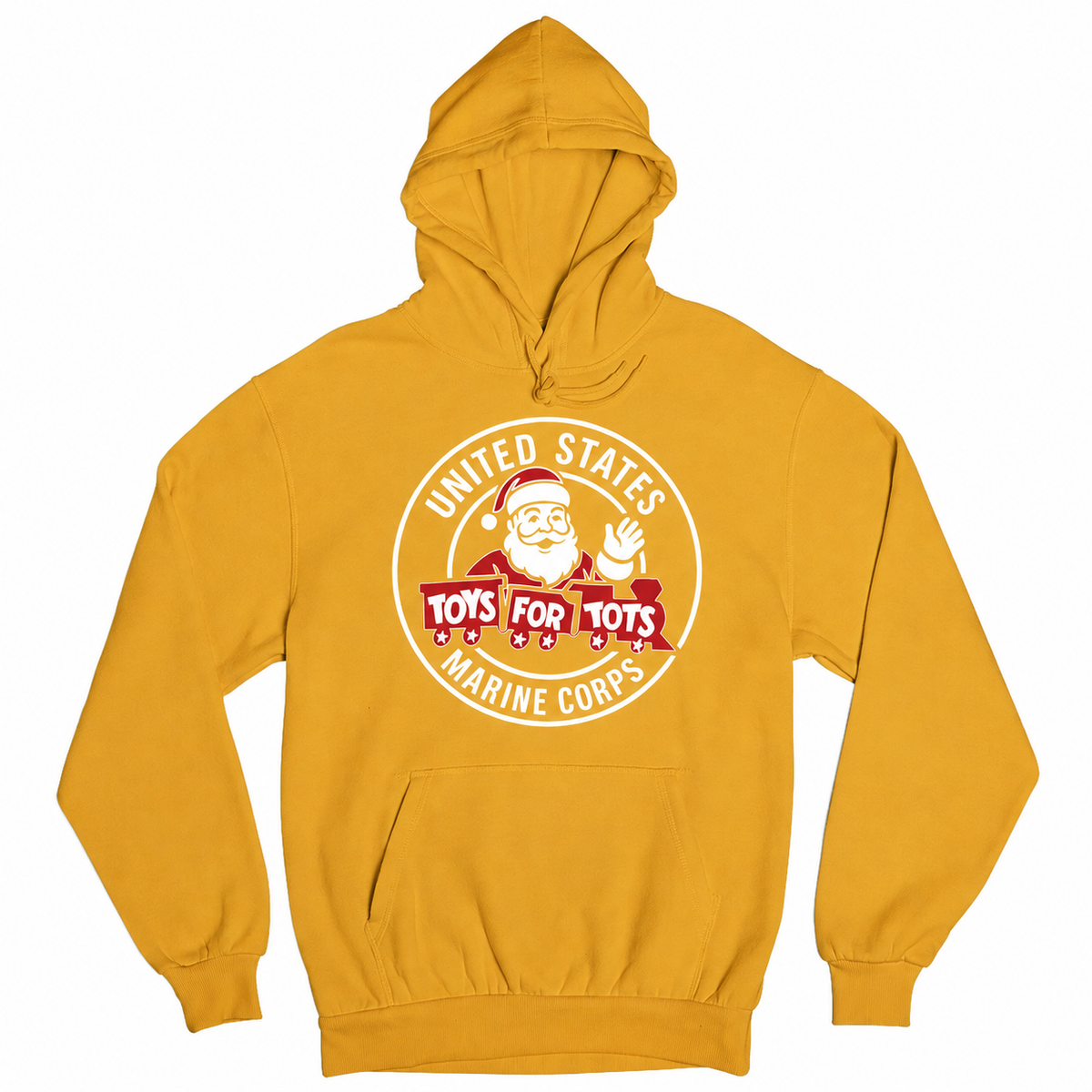 TFT CIRCLE SANTA HOODIE - Gold