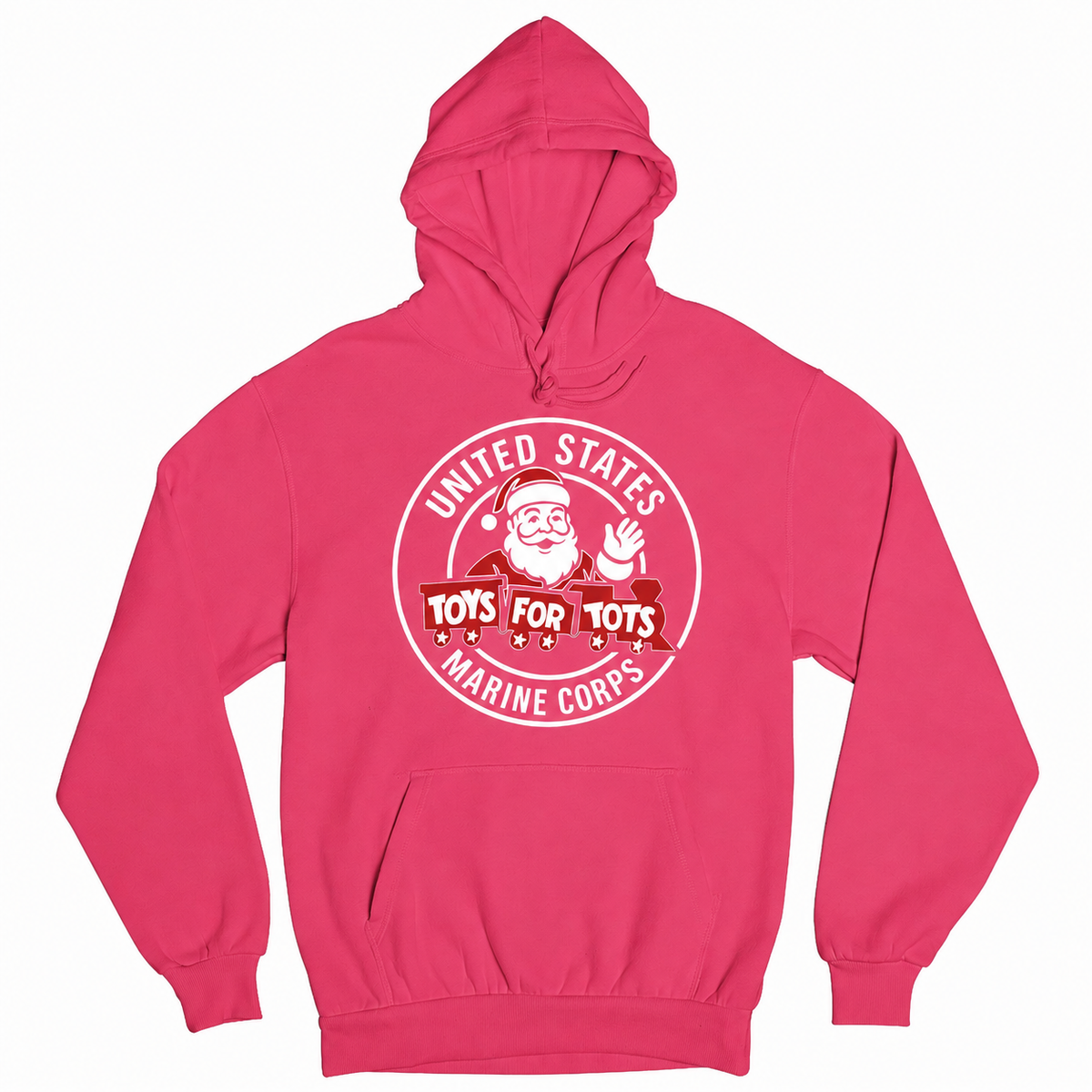 TFT CIRCLE SANTA HOODIE - Pink