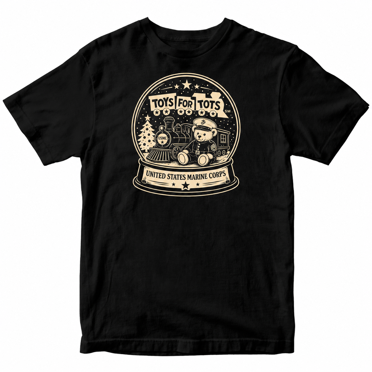 TFT SNOW GLOBE T-shirt - BLACK