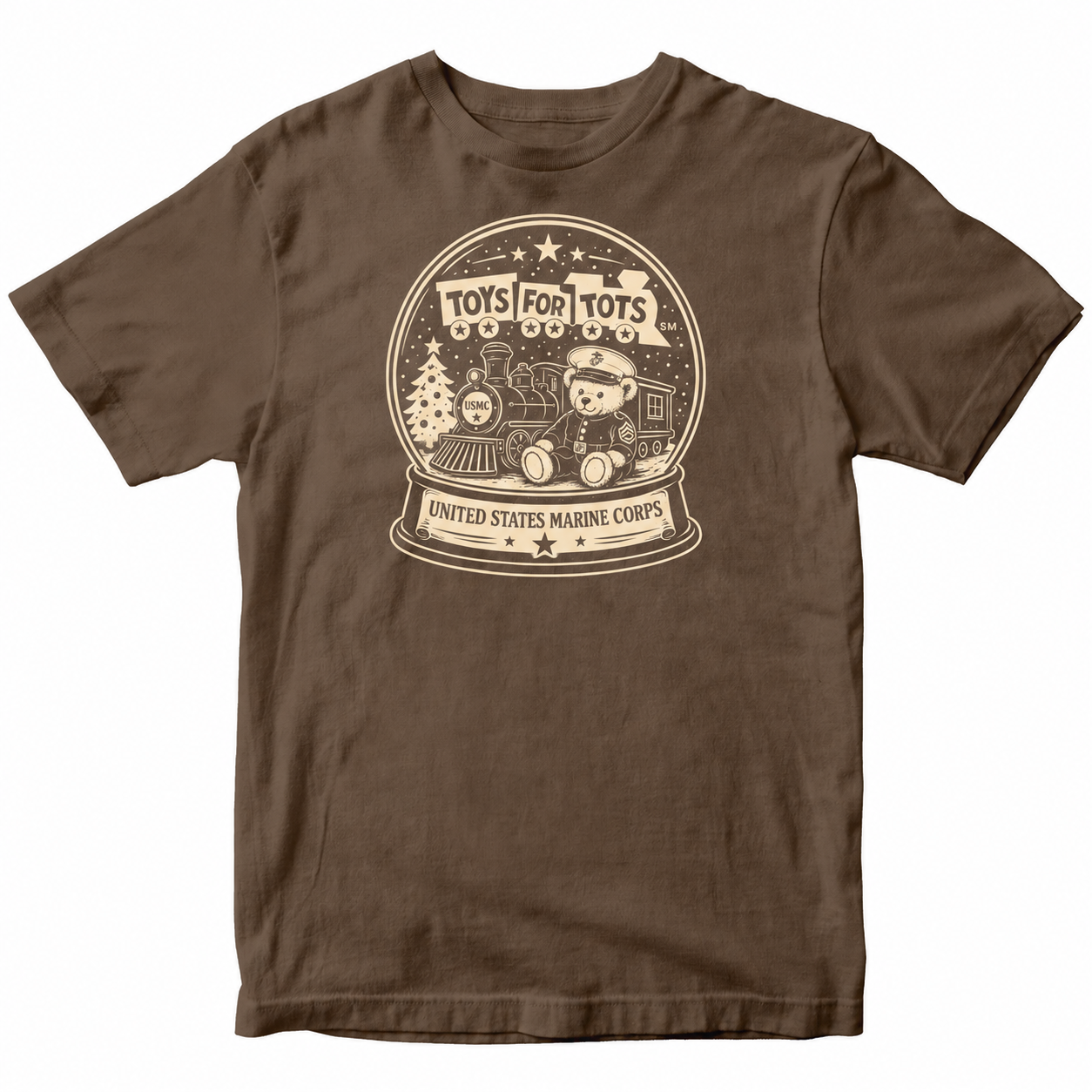 TFT SNOW GLOBE T-shirt - COYOTE