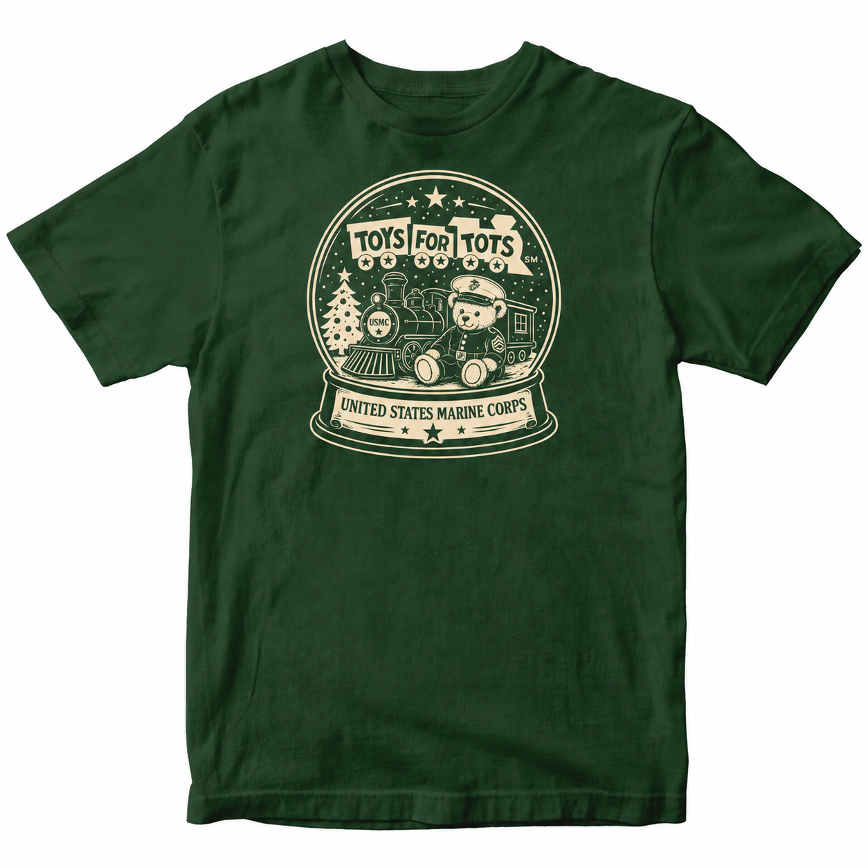 TFT SNOW GLOBE T-shirt - FOREST
