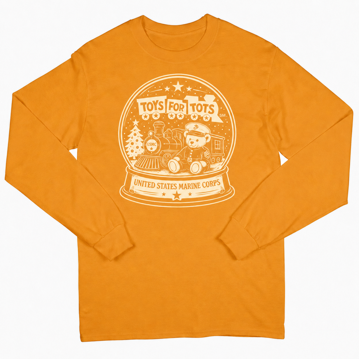 TFT SNOW GLOBE LONG SLEEVE long sleeve GOLD