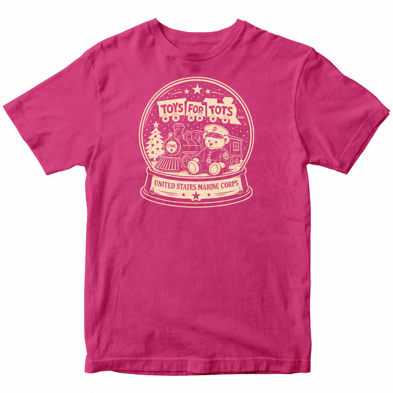 TFT SNOW GLOBE T-shirt - PINK