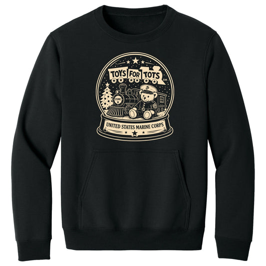 TFT Snow Globe Pocket Sweatshirt - black