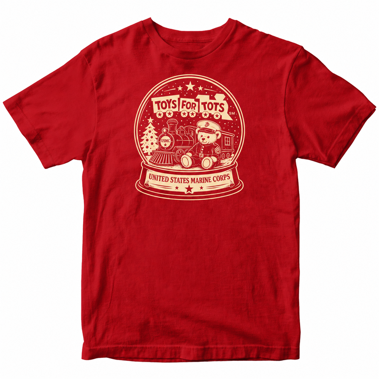 TFT SNOW GLOBE T-shirt - RED