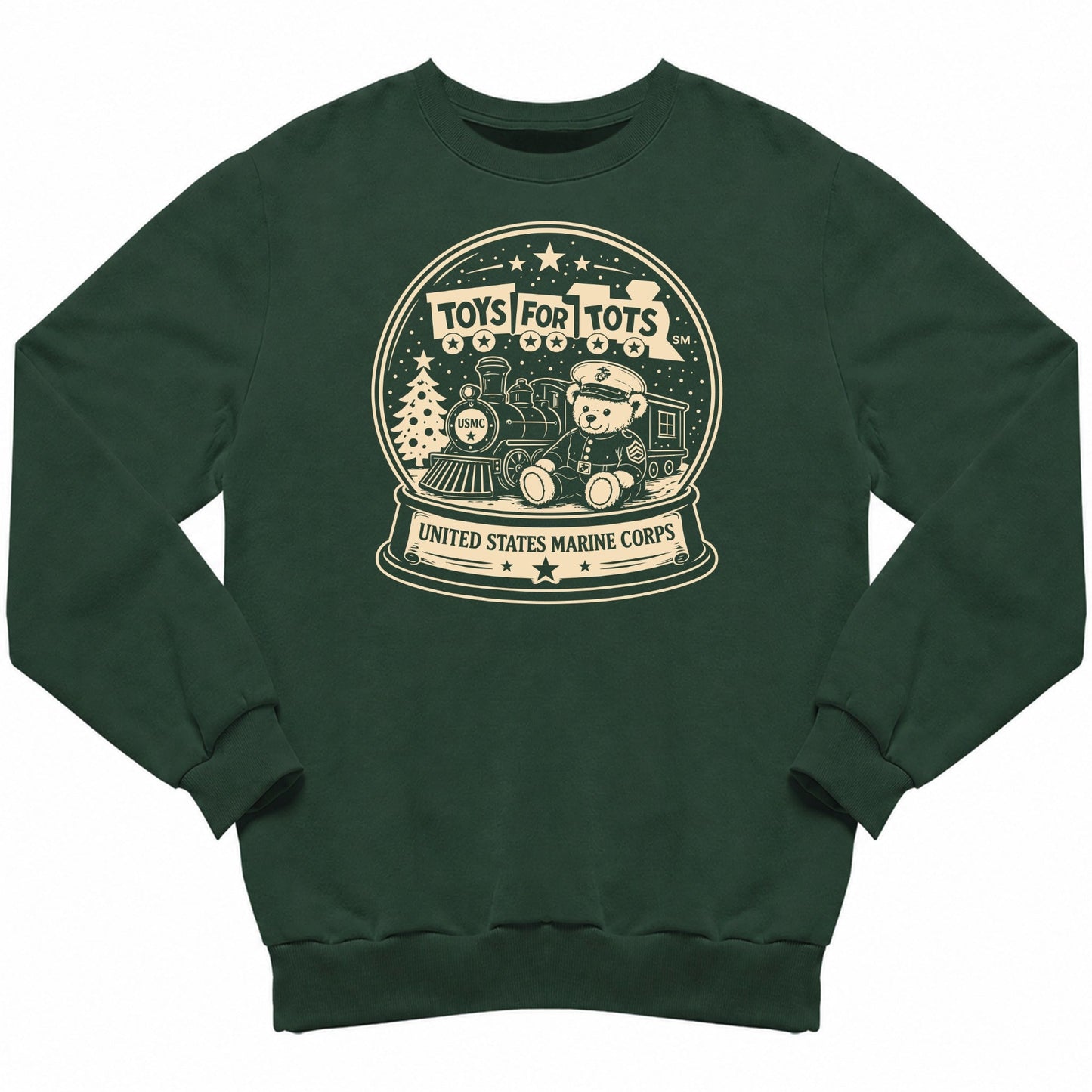 TFT Snow Globe sweatshirt - forest