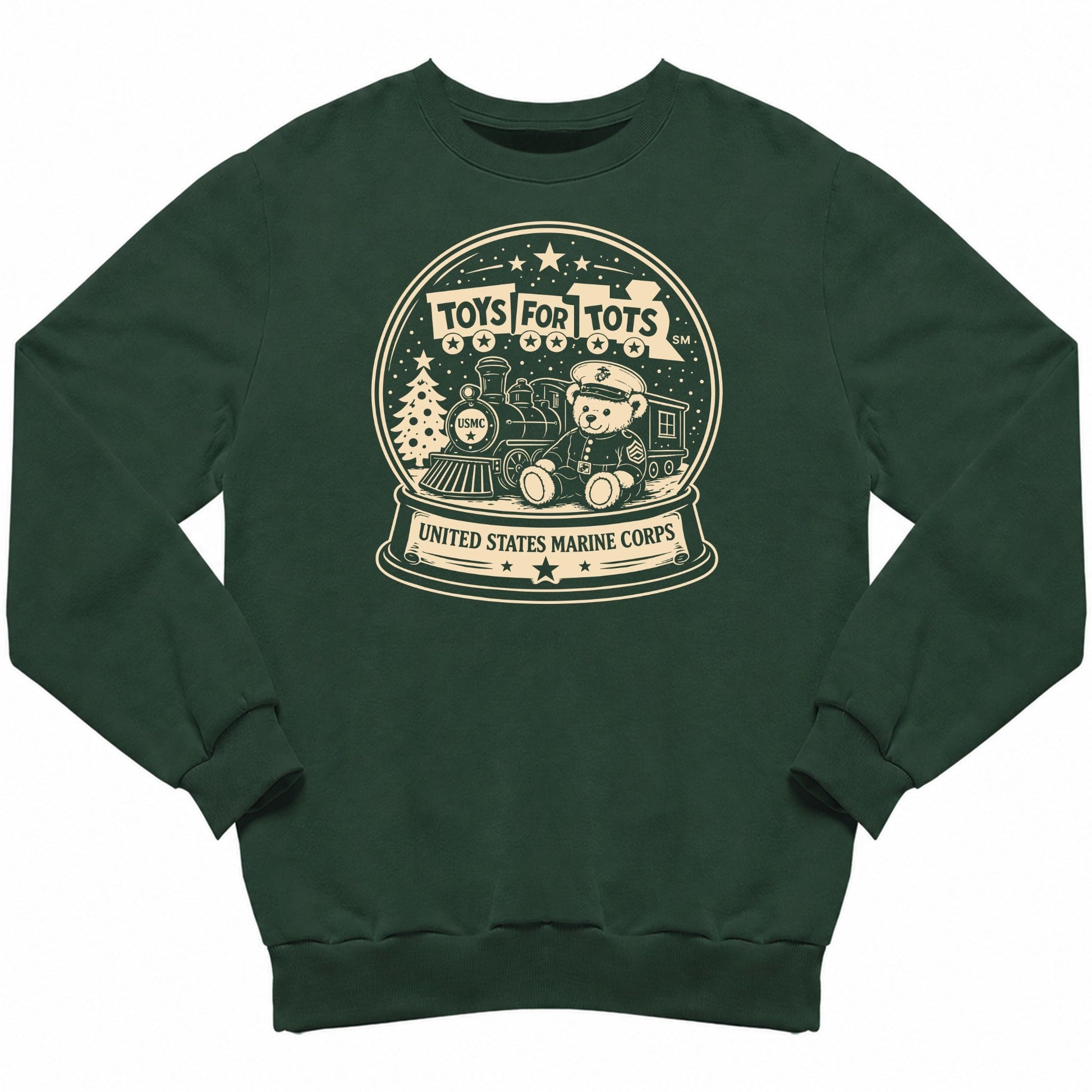 TFT Snow Globe sweatshirt - forest