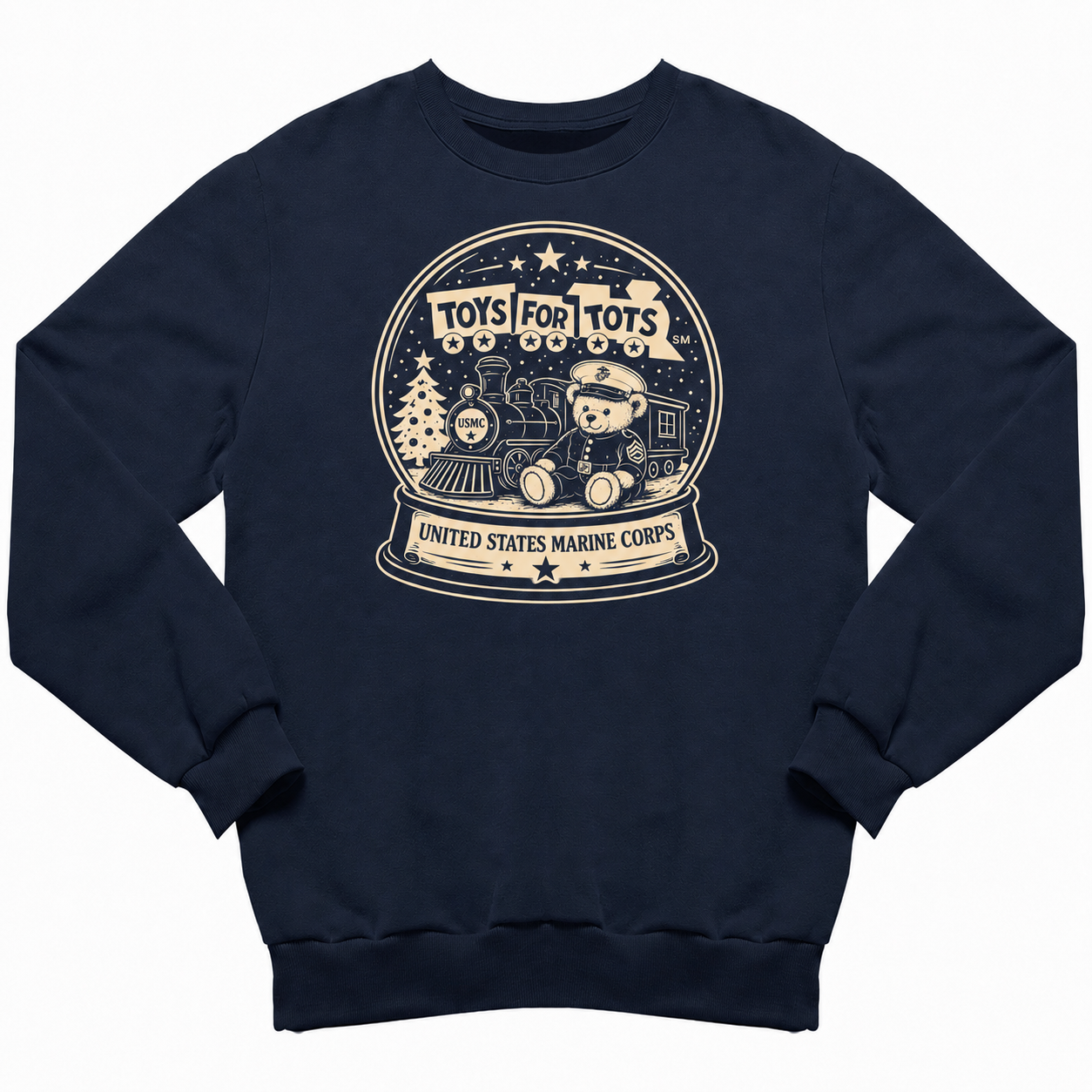 TFT Snow Globe sweatshirt - navy