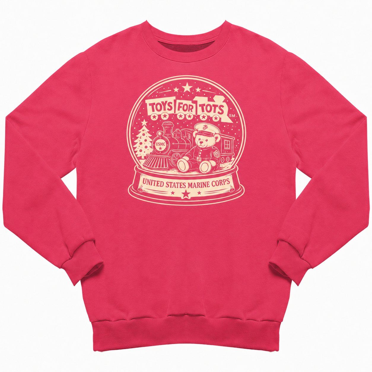 TFT Snow Globe sweatshirt - pink