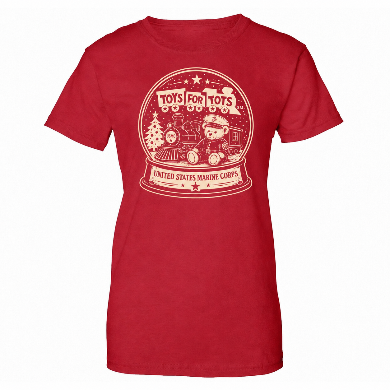 TFT Snow Globe women's T-shirt - red